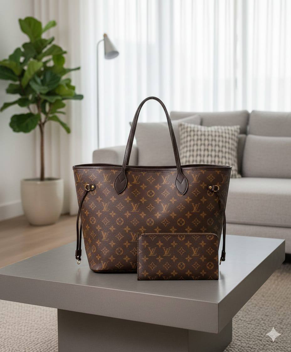 LV
ɴᴇᴠᴇʀғᴜʟʟ ᴛᴏᴛᴇʙᴀɢ
ᴍᴏɴᴏɢʀᴀᴍ ʟᴇᴀᴛʜᴇʀ
ᴡɪᴛʜ ᴢɪᴘ ᴘᴏᴜᴄʜ
ɢᴏʟᴅ ʜᴀʀᴅᴡᴀʀᴇ
sɪᴢᴇ : 35 cm
ᴡɪᴛʜ BOX
🎁🎁🎁

95 dhs❣️

Zain31
♥️♥️♥️