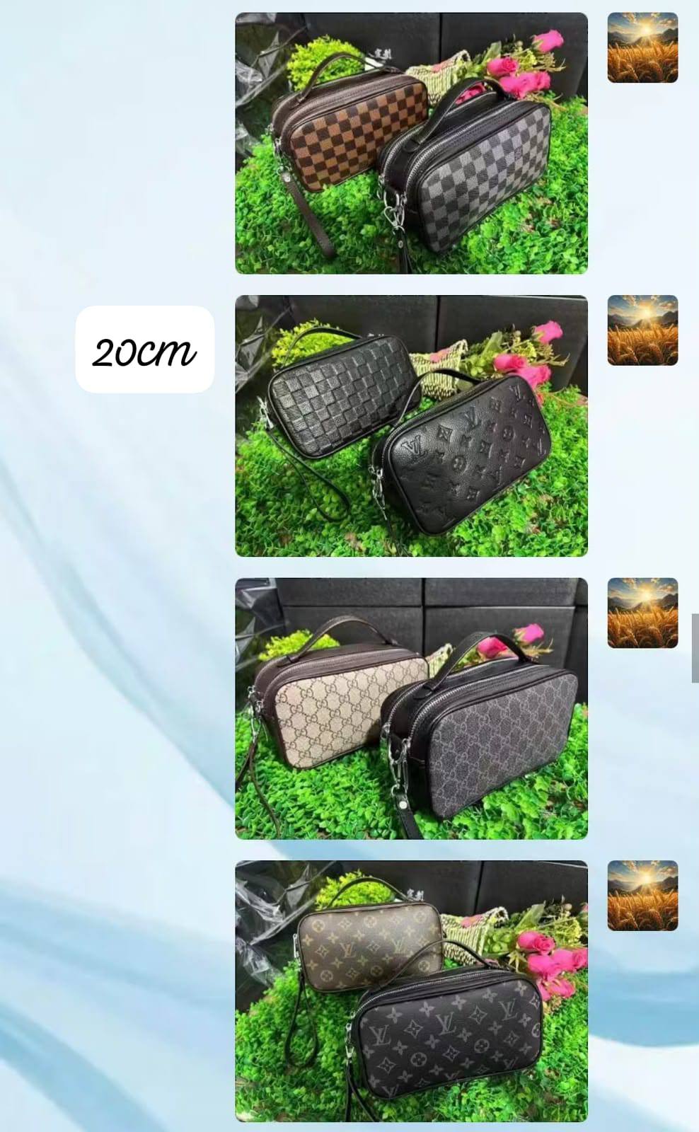 AVAILABLE 

MANS POUCHES 
20 cm

WITH BOX 
90 dhs🇦🇪

Zain169
♥️♥️♥️