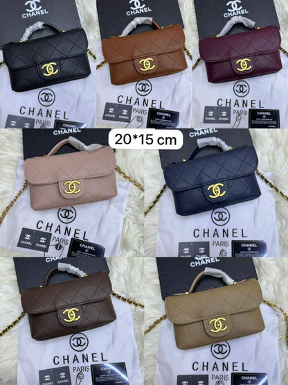 🌟 Chanel 25K
1️⃣ First quality +🎁
Size : 20 * 15 cm

90 dhs🪙🌨️

with box 
🎁🎁🎁

Zain115
♥️♥️♥️