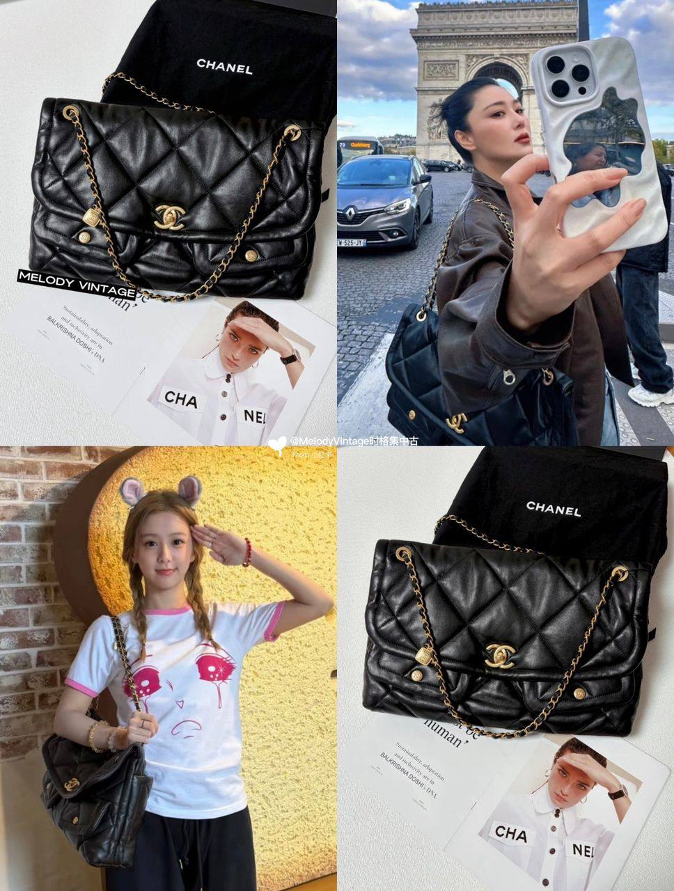 Chanel
110 dhs❣️
SIZE：40cm
Good-quality 

Zain35
♥️♥️♥️