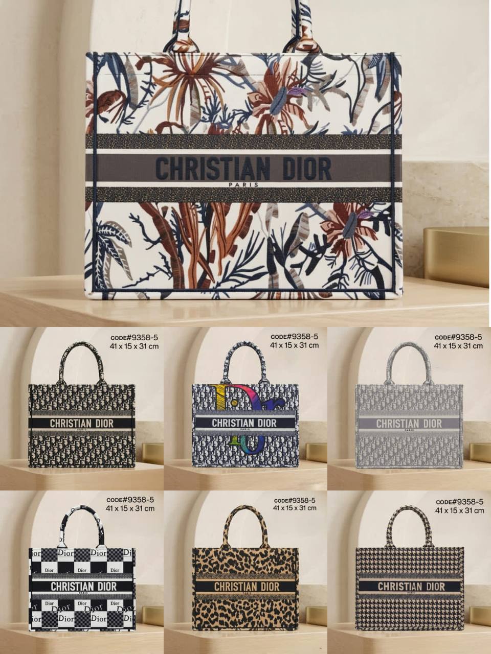 Dior
ʜᴀɴᴅᴄᴀʀʀʏ ʙᴏᴏᴋᴛᴏᴛᴇ
  •ᴢɪᴘᴘᴇʀ ᴛʏᴘᴇ
  •ᴄᴀɴᴠᴀss ᴍᴀᴛᴇʀɪᴀʟ
sɪᴢᴇ : 41 cm

70 dhs✅

Zain31
♥️♥️♥️
