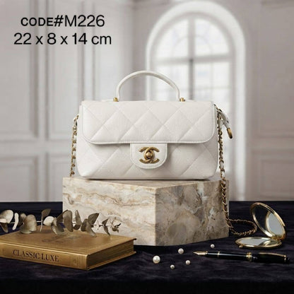 CHANEL ᴛᴏᴘ ʜᴀɴᴅʟᴇ
ᴄʀᴏssʙᴏᴅʏ ʙᴀɢ
ᴄᴀᴠɪᴀʀ ʟᴇᴀᴛʜᴇʀ ᴍᴀᴛᴇʀɪᴀʟ
ɢᴏʟᴅ ʜᴀʀᴅᴡᴀʀᴇ
sɪᴢᴇ : 22 cm

75 dhs💛

Zain31