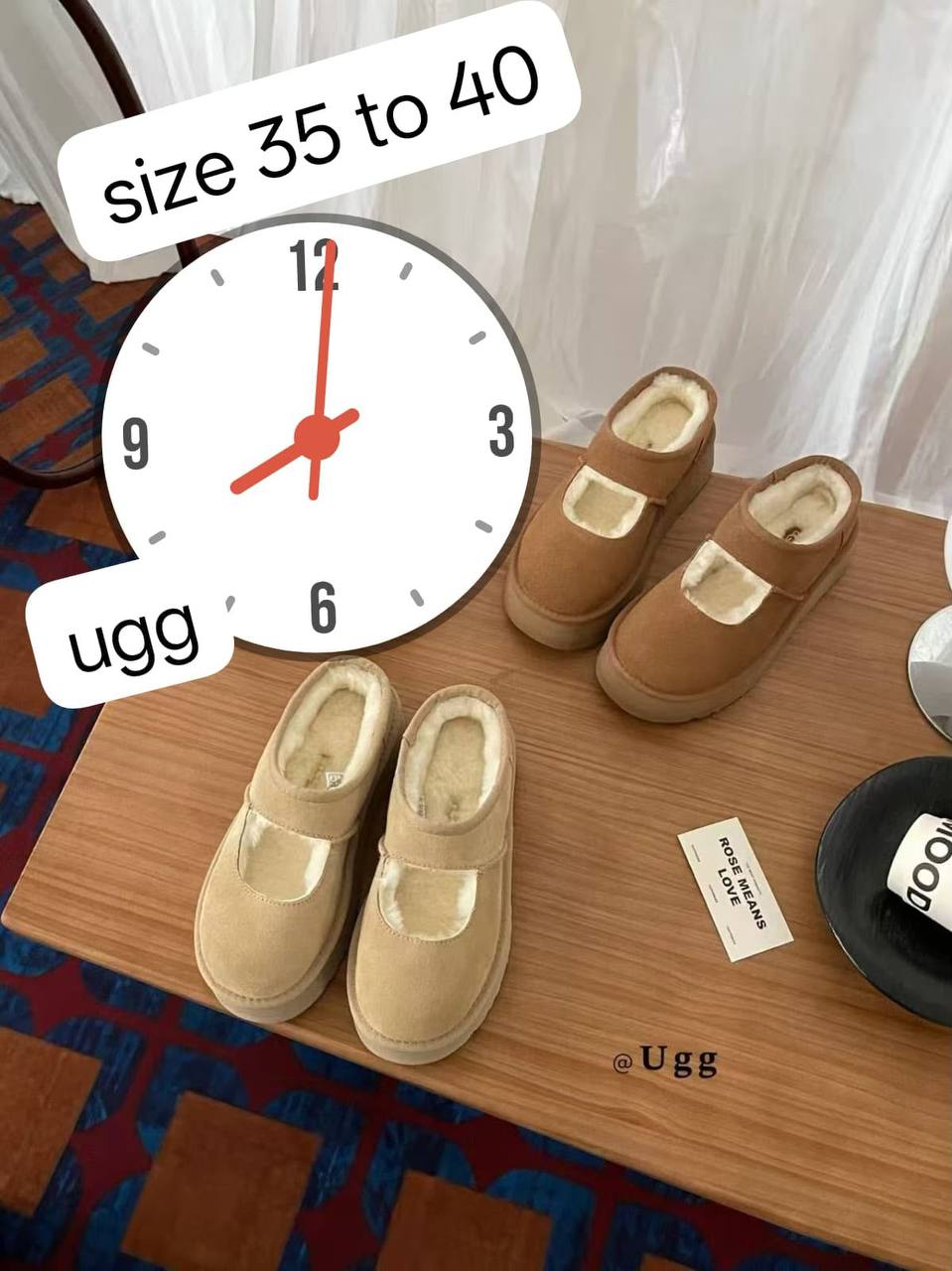 UGG

Size 35 to 40

120 dhs💓

Zain146
♥️♥️♥️