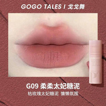 GOGO TALES COSMETICS # 464 air misty lip glaze 
30 dhs🌺

Zain01
♥️♥️♥️