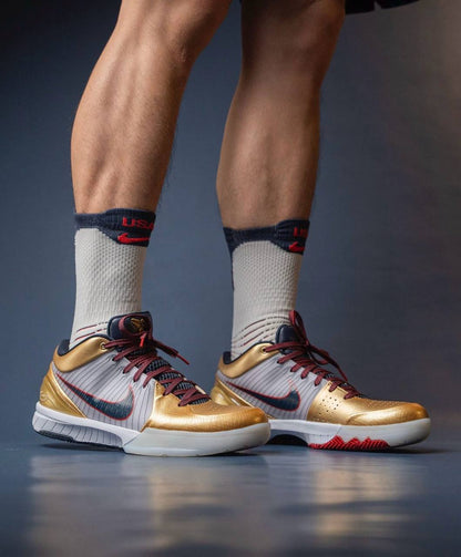 Nike Kobe 4 Protro Gold Medal ，
Size 40-46 ，
250 dhs✅

Zain18
♥️♥️♥️