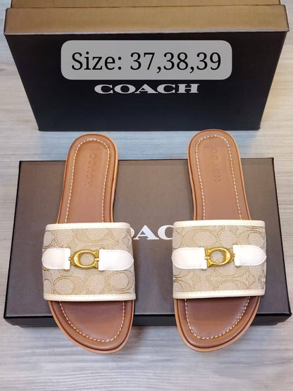 LV - Coach - D&G
Slipper, New Arrived 
Size 36 To 41
85 dhs✅

Zain120
♥️♥️♥️