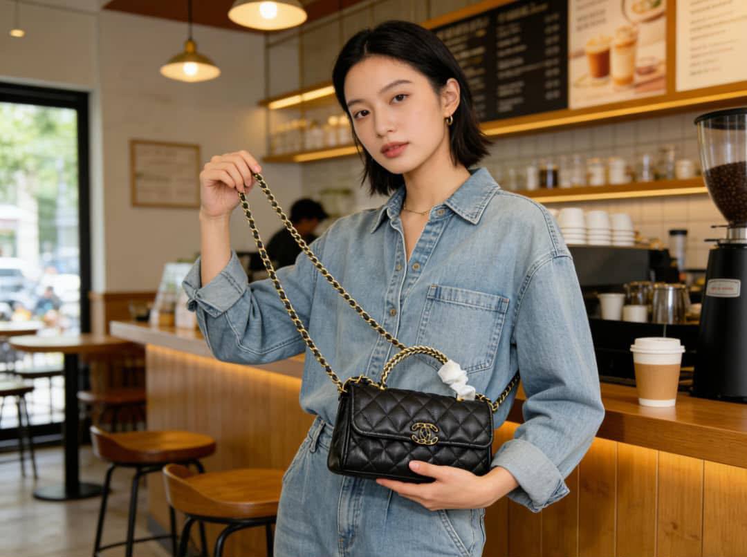 Chanel 
115 dhs✅
With box
Size:19*11*5.5

Zain07
♥️♥️♥️