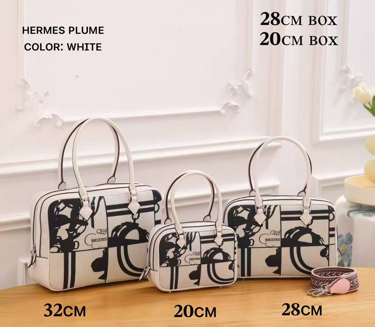 Hermes ᴘʟᴜᴍᴇ 𝟑𝟐
ʜᴀɴᴅʙᴀɢ/sᴛʀᴀᴘ
ʟᴇᴀᴛʜᴇʀ:
size ᴄʜᴇᴄᴋ!!!!
 sɪᴢᴇ: 𝟑𝟐ᴄᴍ-120 dhs✅ ᴘᴀᴘᴇʀ ʙᴀɢ
 sɪᴢᴇ: 𝟐𝟖ᴄᴍ-120 dhs✅ ʙᴏx
 sɪᴢᴇ: 𝟐𝟎ᴄᴍ-120 dhs✅ ʙᴏx


Zain56
♥️♥️♥️