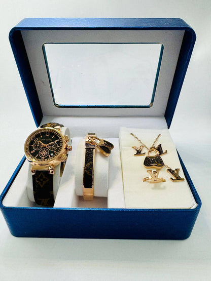 Ladies watch set 

with box 
🎁🎁🎁

90 dhs❣️

Zain08
♥️♥️♥️