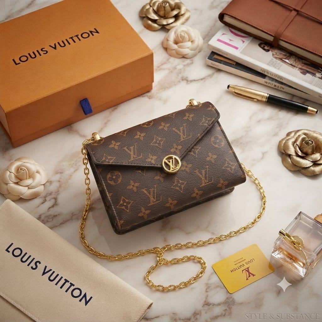 LV
Wallet On Chain Rosy
Monogram & Empreinte Leather
In Gold Hardware
Size : 17 cm
With BOX

90 dhs✅

Zain239
♥️♥️♥️