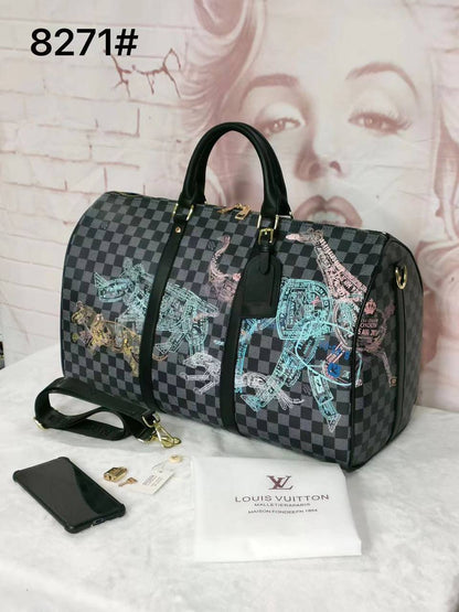 LV 
Travel Bags
140 dhs✅ Glossy
130 dhs✅ Normal

Zain137
♥️♥️♥️