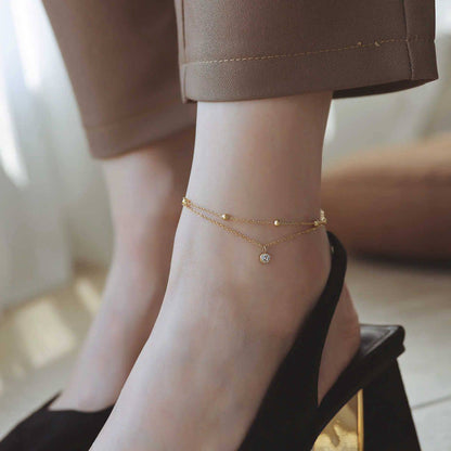 New arrival stainless steel with 18k gold plated anklets 
20 dhs🗽

Zain243
♥️♥️♥️