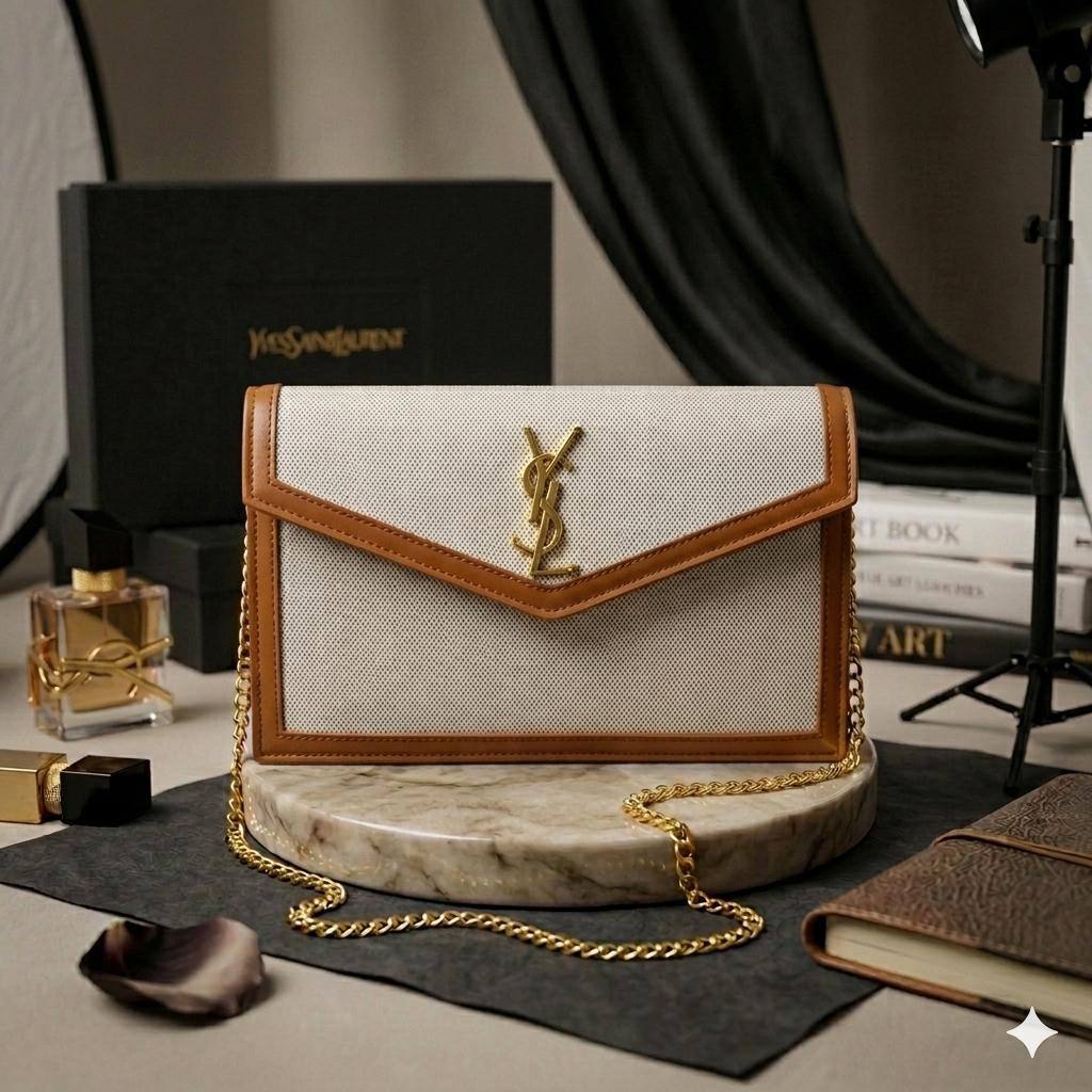 YSL  - Saint Laurent
Envelope Clutch HandBag
With BOX
🎁🎁🎁

size:  17 cm
75 dhs✅

Zain239
♥️♥️♥️