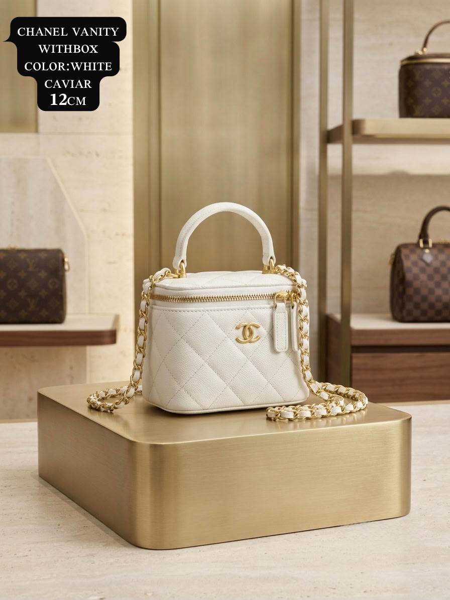 Chanel
Caviar  sᴍᴀʟʟ ᴠᴀɴɪᴛʏ
ᴛᴏᴘ ʜᴀɴᴅᴅʟᴇ/ʟᴏɴɢ ᴄʜᴀɪɴ
ɢᴏʟᴅʜᴀʀᴅᴡᴀʀᴇ
ᴡɪᴛʜʙᴏx🎁🎁🎁
ᴄᴀᴠɪᴀʀ ᴍᴀᴛᴇʀɪᴀʟ
sɪᴢᴇ:𝟏𝟐ᴄᴍ
100 dhs✅

Zain56
♥️♥️♥️