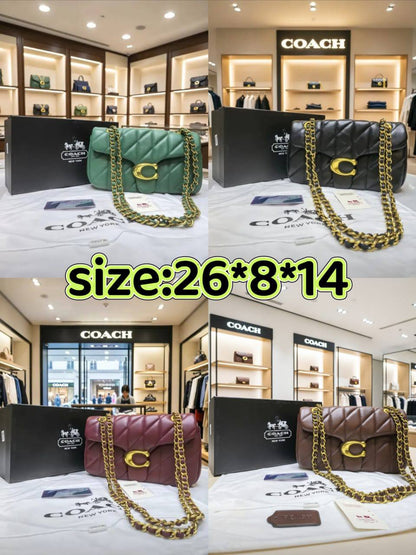 Coach
115 dhs💛
with box
SIZE:26*8*14

Zain07
♥️♥️♥️