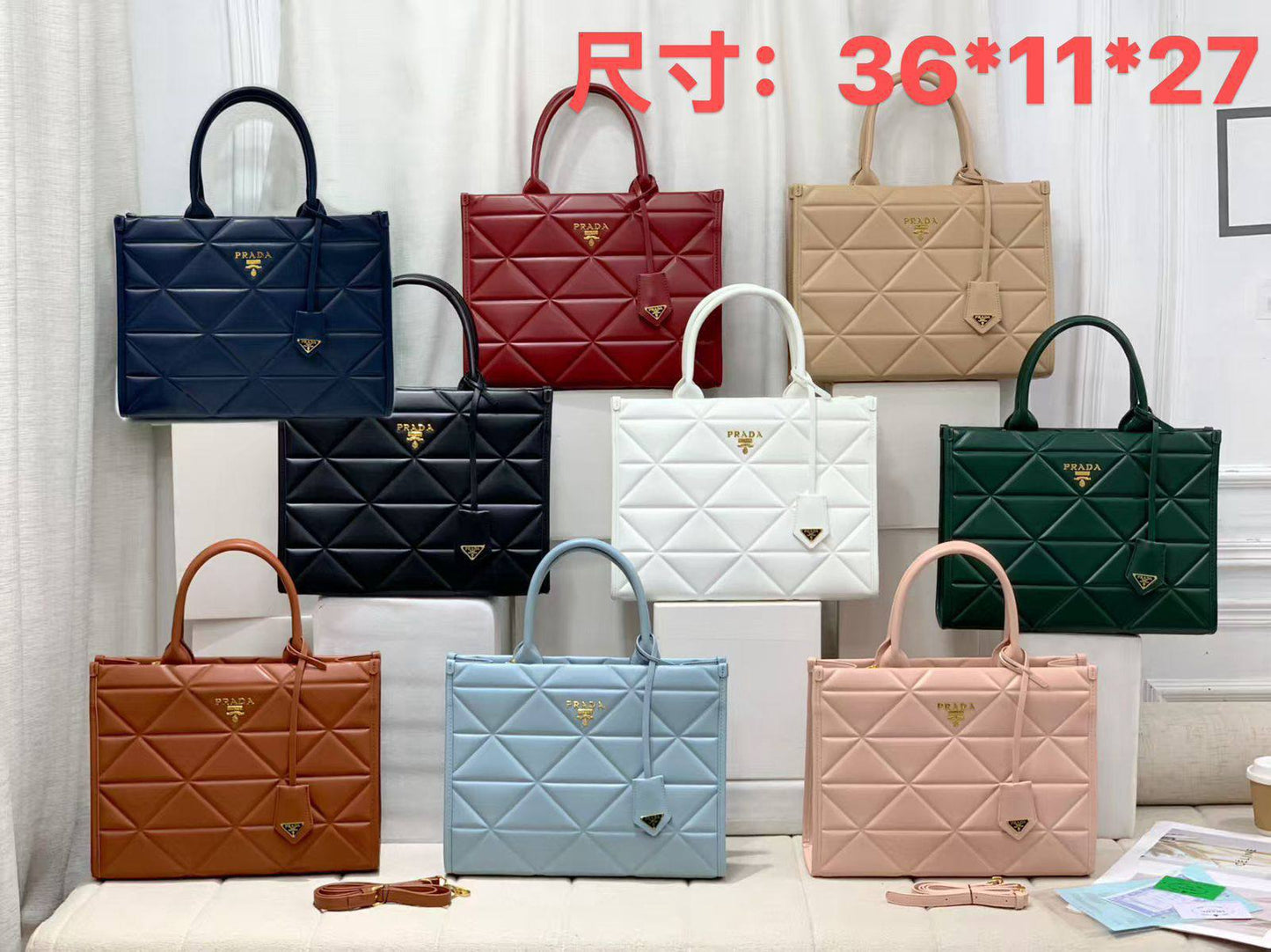 Prada Big 
Good Quality 
100 dhs💓

Zain250
♥️♥️♥️