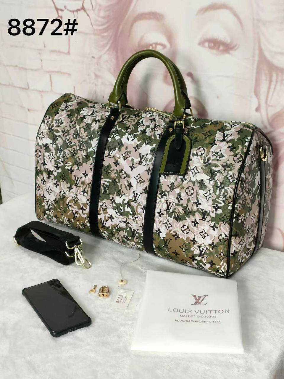LV 
Travel Bags
140 dhs✅ Glossy
130 dhs✅ Normal

Zain137
♥️♥️♥️