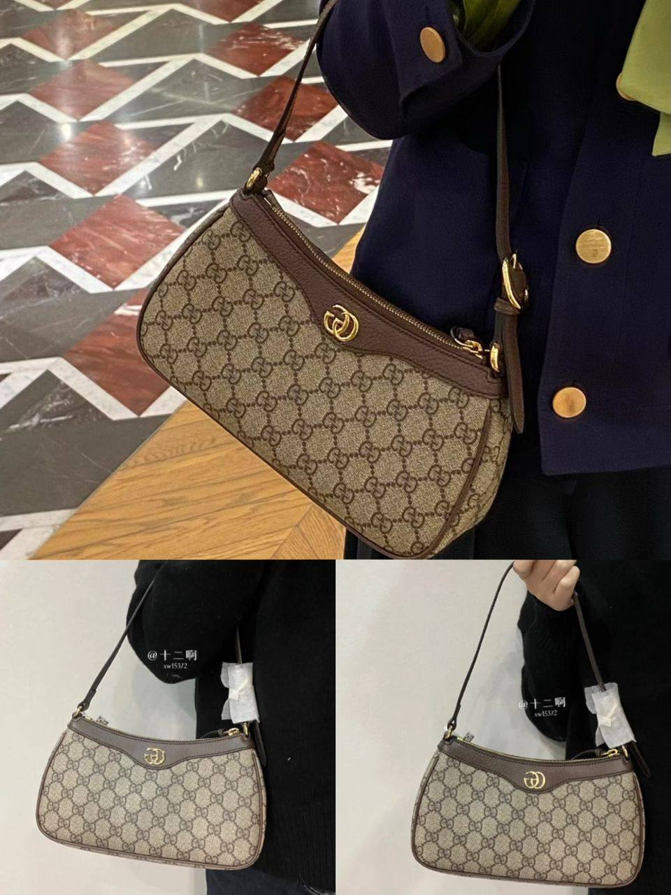 Gucci
90 dhs🪙🌨️
SIZE：24cm

 with box
🎁🎁🎁

Zain35
♥️♥️♥️