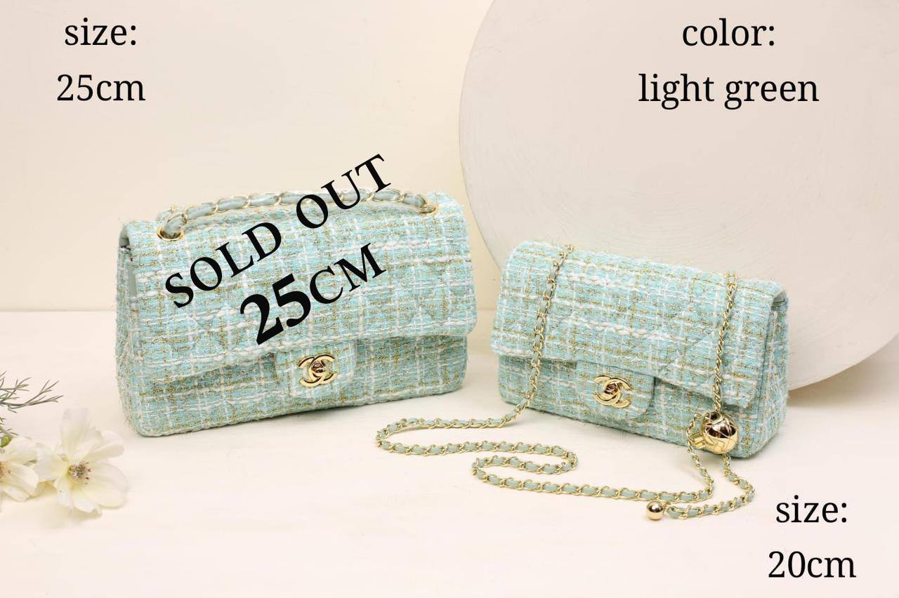 CHANEL MATELASSE ᴅᴏᴜʙʟᴇ ғʟᴀᴘ
    ғᴀʙᴜʟᴏᴜs ɢᴏʟᴅ ʜᴀʀᴅᴡᴀʀᴇ
ᴡɪᴛʜʙᴏx🎁
ϙᴜᴀʟɪᴛʏ:ᴄᴀɴᴠᴀs
sɪᴢᴇ:ᴄʜᴇᴄᴋ!!
      25ᴄᴍ 110 dhs✅
      20ᴄᴍ 100 dhs✅

Zain56
♥️♥️♥️