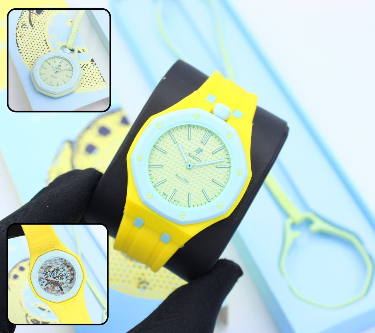 AP SWATCH WITH STRAP MASTER QUALITY BACK MACHINE OPEN

*170 dhs💓* WITH ORGINAL BOX 
       🛡️🛡️🛡️🛡️🛡️

Zain58
♥️♥️♥️