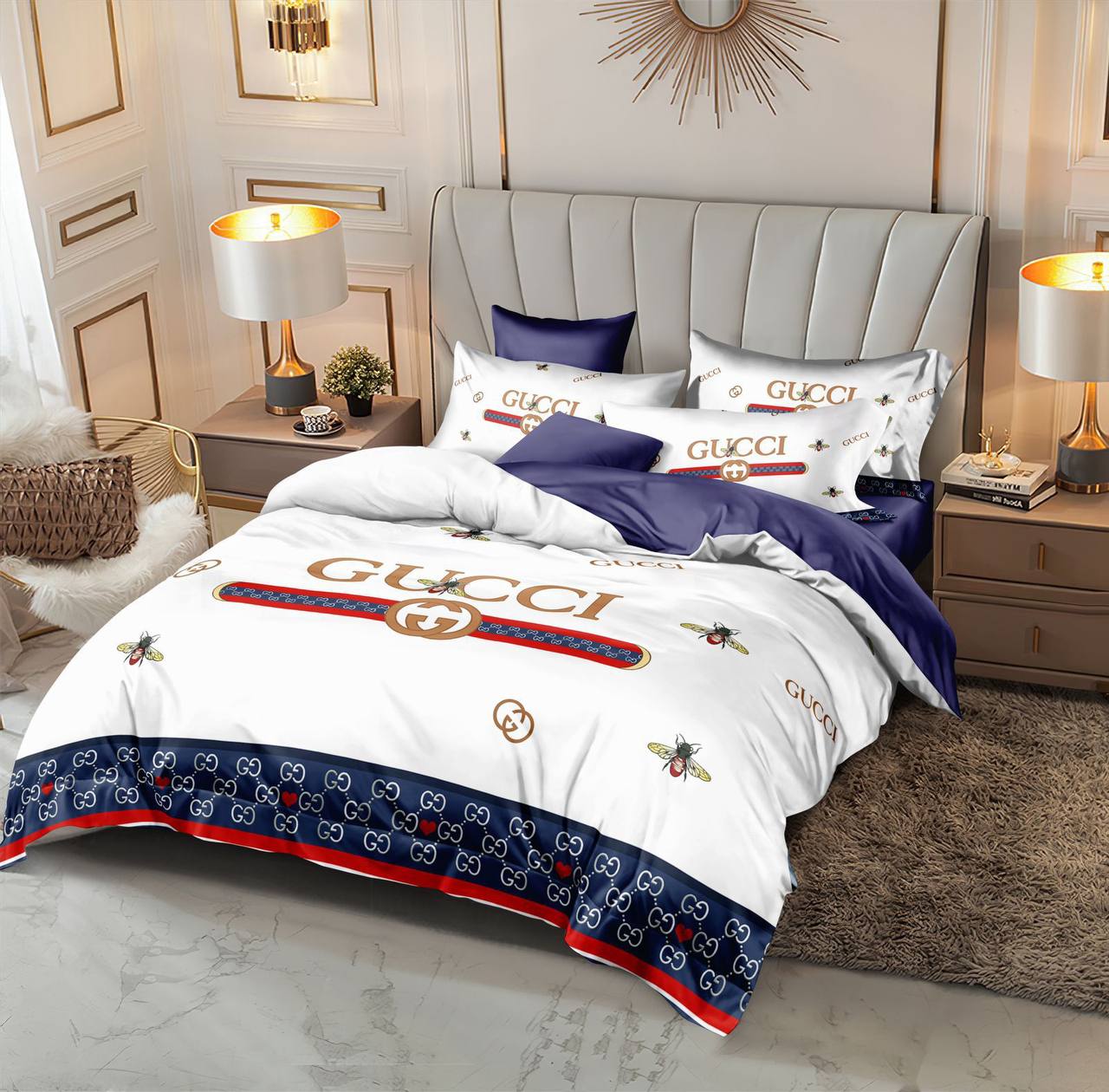 Master 🇫🇷🇫🇷🇫🇷
Give you best life 💥💥
Bedsheets set 
King size cover 6pcs set 
1 duvet cover 
1 fitted sheets 
4 pillowcases 
6pcs set
With paper bag 💼 
120 dhs🪙🖤

Zain99
♥️♥️♥️