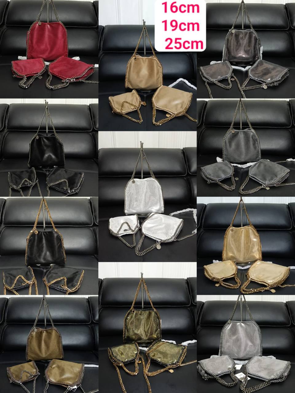 Stella McCartney
100 dhs🇦🇪🇦🇪   16cm
110 dhs🇦🇪🇦🇪   19cm
120 dhs🇦🇪🇦🇪    25cm

Zain26
♥️♥️♥️