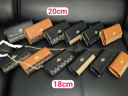 Coach - Gucci - Aigner - CH
90 dhs🇦🇪🇦🇪
with box
size 20cm
size  18cm
two size

Zain26
♥️♥️♥️