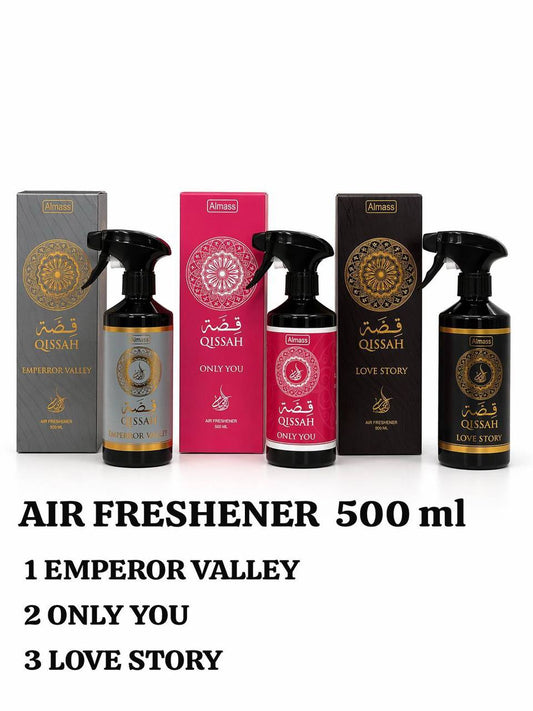 Air freshener 
500 ml
3 bottles 85 dhs✅

Zain60
♥️♥️♥️