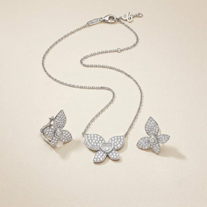 Chopard 💙
 HAPPY BUTTERFLY X MARIAH CAREY
Necklace & Earings
↗️ *# Super Master Quality ®️*
For Price 👇 WhatsApp✅
0568585901 
0507557372
0552275751 Owner Zain 👌

Zain106
♥️♥️♥️