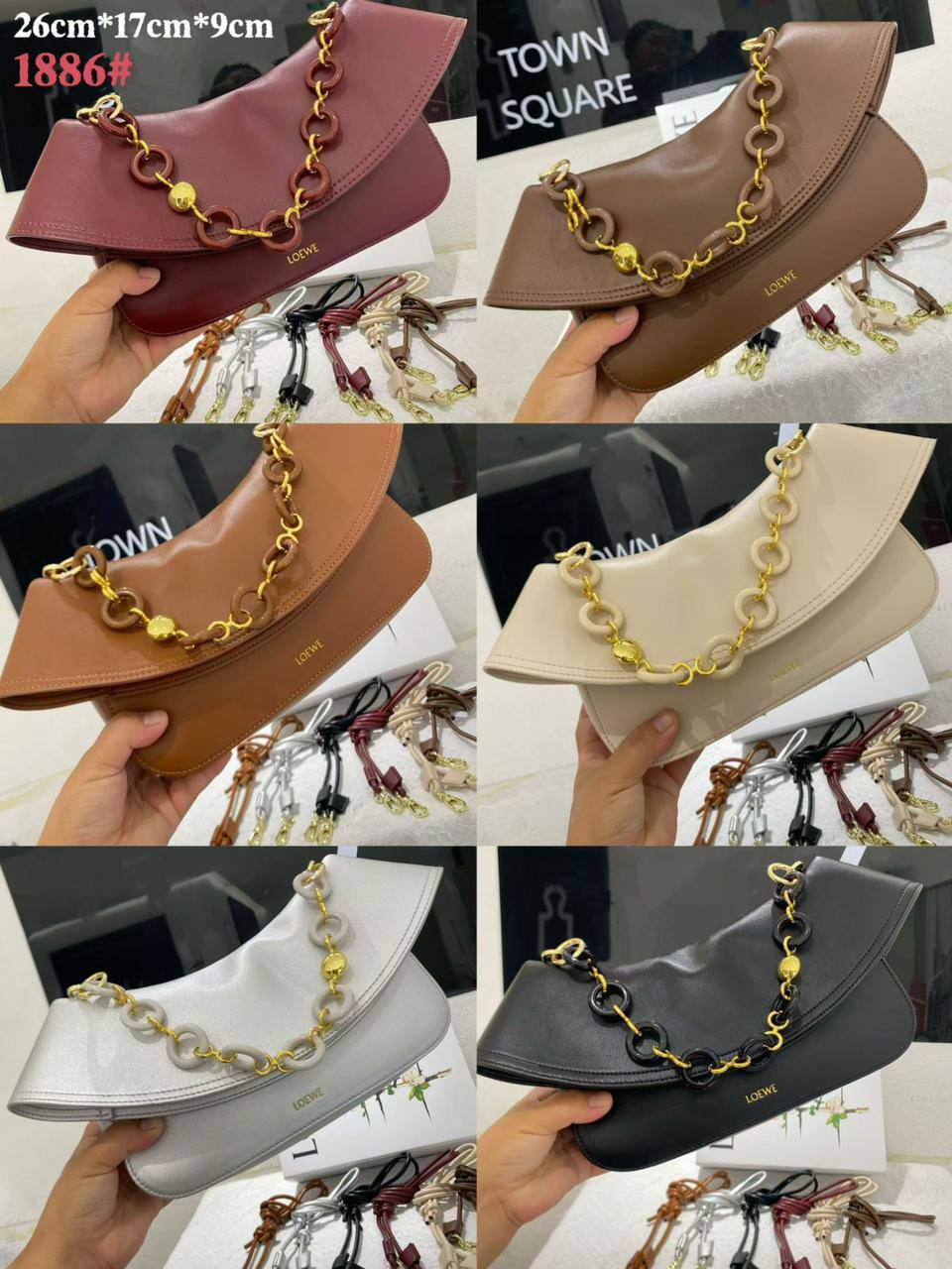 LOEWE 

COPY ONE NEW CAME 
WITH BOX 
🎁🎁🎁

155 dhs🪙🖤

Zain39
♥️♥️♥️