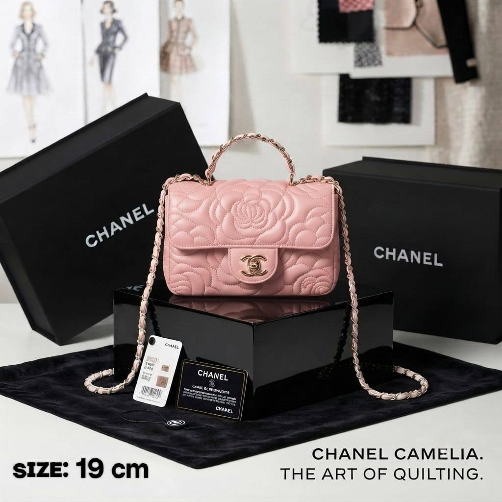 Chanel ᴄᴀᴍᴇʟɪᴀ
ᴛᴏᴘ ʜᴀɴᴅʟᴇ ʙᴀɢ
ǫᴜɪʟᴛᴇᴅ ʟᴀᴍʙsᴋɪɴ ʟᴇᴀᴛʜᴇʀ
ɢᴏʟᴅ ʜᴀʀᴅᴡᴀʀᴇ
sɪᴢᴇ : 19 cm
ᴡɪᴛʜ BOX

95 dhs✅

Zain31
♥️♥️♥️
