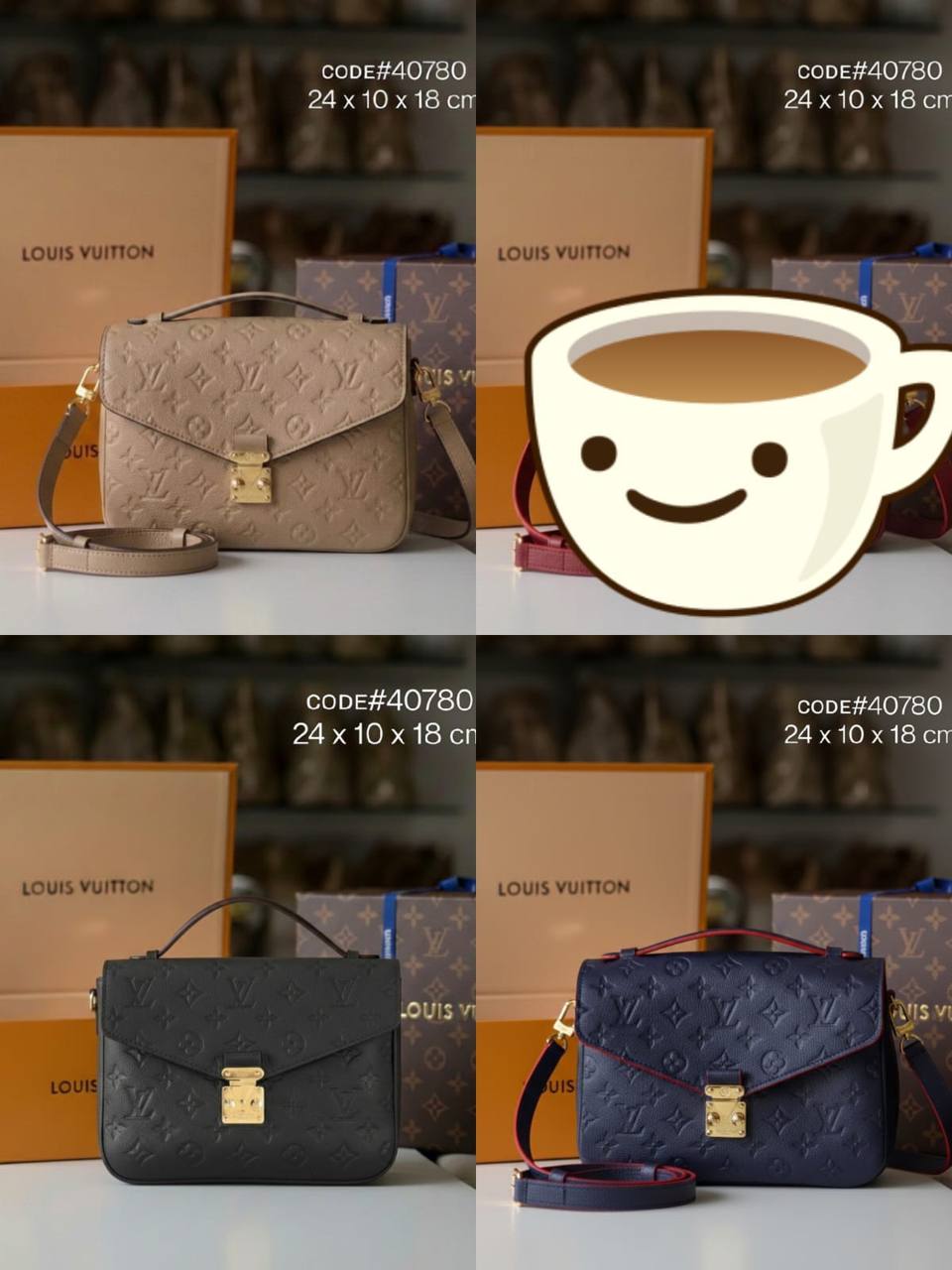 LV
ᴘᴏᴜᴄʜᴇᴛᴛᴇ ᴍᴇᴛɪs
ʜᴀɴᴅʙᴀɢ ɪɴ ᴍᴏɴᴏɢʀᴀᴍ
ɢᴏʟᴅ ʜᴀʀᴅᴡᴀʀᴇ
sɪᴅᴇ : 25 cm
ᴡɪᴛʜ BOX

120 dhs✅

Zain31
♥️♥️♥️