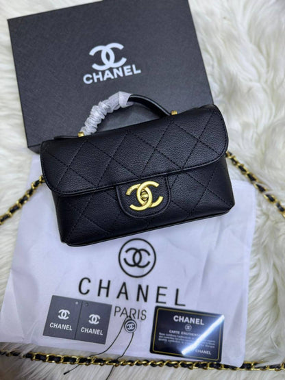 🌟 Chanel 25K
1️⃣ First quality +🎁
Size : 20 * 15 cm

90 dhs🪙🌨️

with box 
🎁🎁🎁

Zain115
♥️♥️♥️
