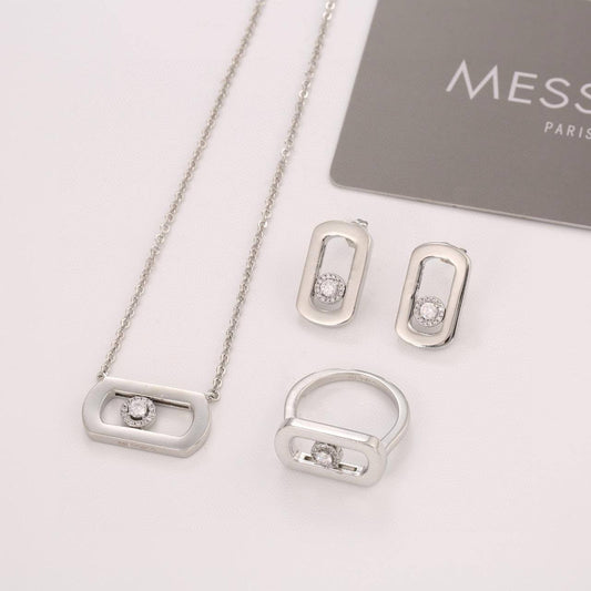 Messika
NECKLACE
EARRING
RING

SET 105 DHS🗽

WITH BOX AND PAPER BAG
🎁🎁🎁

Zain89
♥️♥️♥️