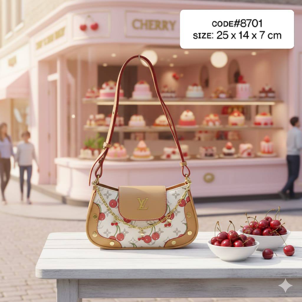 LV
Cherry🍒 & Murakami🌸
ᴍᴏɴᴏɢʀᴀᴍ sʜᴏᴜʟᴅᴇʀ ʙᴀɢ
ᴀᴅᴊᴜsᴛᴀʙʟᴇ ʙᴇʟᴛ sᴛʀᴀᴘ
ɢᴏʟᴅ ʜᴀʀᴅᴡᴀʀᴇ
sɪᴢᴇ : 25 cm
ᴡɪᴛʜ BOX
🎁🎁🎁

75 dhs✅

Zain31
♥️♥️♥️