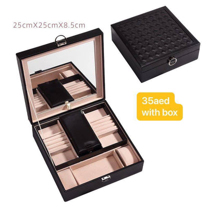 📿⌚️ Jewelry / Watch box
High quality +🎁
size : 18 ~ 32 * 8 cm
55 dhs✅

Zain115
♥️♥️♥️