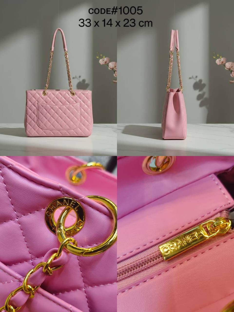 CHANEL ɢʀᴀɴᴅ sʜᴏᴘᴘᴇʀ ᴛᴏᴛᴇ
GST ᴄᴀʟғsᴋɪɴ ʟᴇᴀᴛʜᴇʀ
ɢᴏʟᴅ ᴛᴏɴᴇ ʜᴀʀᴅᴡᴀʀᴇ
ᴢɪᴘᴘᴇʀ ᴛʏᴘᴇ 3 ᴄᴏᴍᴘᴀʀᴛᴍᴇɴᴛ
sɪᴢᴇ : 33 cm

65 dhs✅

Zain31
♥️♥️♥️