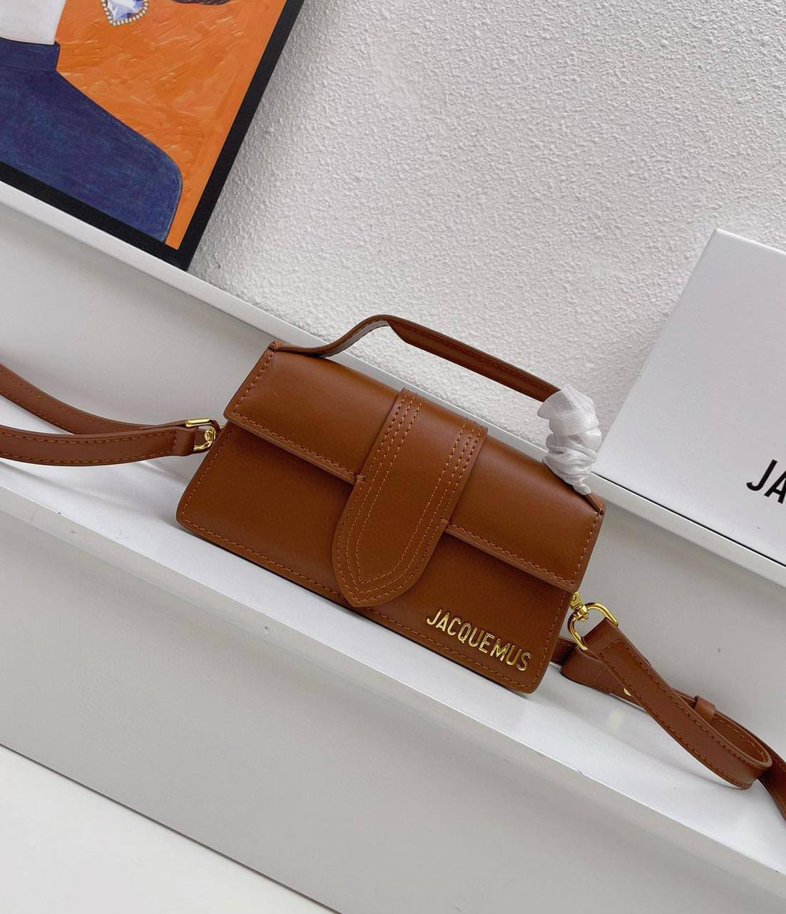 JACQUEMUS 
NEW CAME 

WITH BOX  🎁🎁🎁

105 dhs💓
*Size 20cm*

Zain39
♥️♥️♥️