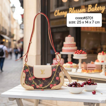 LV
Cherry🍒 & Murakami🌸
ᴍᴏɴᴏɢʀᴀᴍ sʜᴏᴜʟᴅᴇʀ ʙᴀɢ
ᴀᴅᴊᴜsᴛᴀʙʟᴇ ʙᴇʟᴛ sᴛʀᴀᴘ
ɢᴏʟᴅ ʜᴀʀᴅᴡᴀʀᴇ
sɪᴢᴇ : 25 cm
ᴡɪᴛʜ BOX
🎁🎁🎁

75 dhs✅

Zain31
♥️♥️♥️