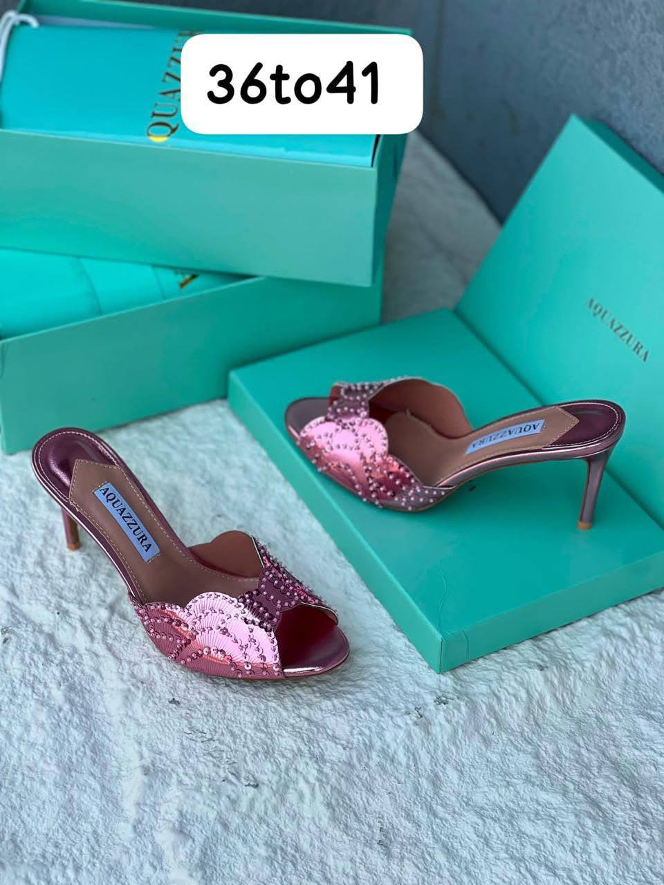 Aquazzura
 𝟗𝐂𝐌
💯high quality
Size 𝐌𝐞𝐧𝐭𝐢𝐨𝐧 & 𝐰𝐫𝐢𝐭𝐞 𝐢𝐧 𝐭𝐡𝐞 𝐩𝐢𝐜𝐭𝐮𝐫𝐞

130 dhs🇦🇪🇦🇪

Zain08
♥️♥️♥️