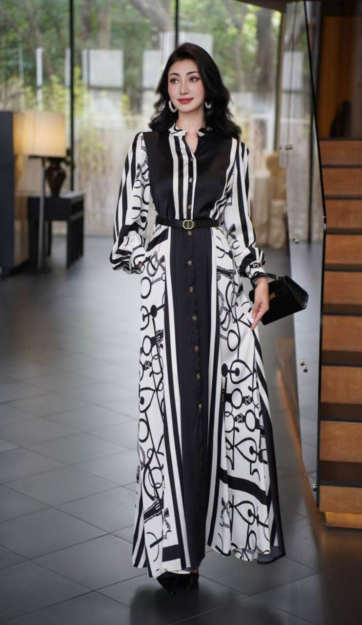 Silk long dress 
M L XL XXL 3XL
130 dhs✅

Zain295
♥️♥️♥️