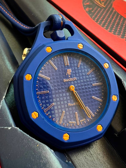 AUDEMARA PIGUET* 
SWATCH
ROYAL POP
*MASTER QUALITY*
350 dhs💓

Zain281
♥️♥️♥️