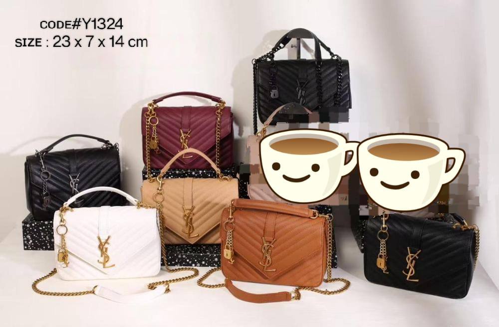 YSL - ʏᴠᴇs sᴀɪɴᴛ ʟᴀᴜʀᴀɴᴛ
ᴄᴏʟʟᴇɢᴇ  ᴍᴇᴅɪᴜᴍ ʙᴀɢ ǫᴜɪʟᴛᴇᴅ ʟᴇᴀᴛʜᴇʀ
ɢᴏʟᴅ ʟᴀᴄᴇ ʜᴀʀᴅᴡᴀʀᴇ
sɪᴢᴇ : 23 x 7 x 14 cm
ᴡɪᴛʜ BOX

90 dhs✅

Zain31
♥️♥️♥️