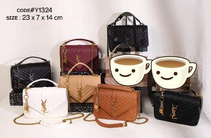 YSL - ʏᴠᴇs sᴀɪɴᴛ ʟᴀᴜʀᴀɴᴛ
ᴄᴏʟʟᴇɢᴇ  ᴍᴇᴅɪᴜᴍ ʙᴀɢ ǫᴜɪʟᴛᴇᴅ ʟᴇᴀᴛʜᴇʀ
ɢᴏʟᴅ ʟᴀᴄᴇ ʜᴀʀᴅᴡᴀʀᴇ
sɪᴢᴇ : 23 x 7 x 14 cm
ᴡɪᴛʜ BOX

90 dhs✅

Zain31
♥️♥️♥️