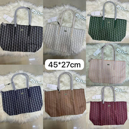 💖  LACOSTE 🐊 new Tote
1⃣️ First Quality 
Size: 45 * 27 cm
55 dhs✅

Zain115
♥️♥️♥️
