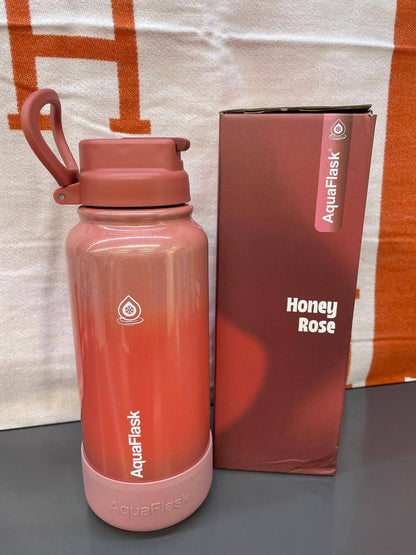 AQUA FLASK bottle 
STANLESS STEEL 
32 oz 945 ml 
65 dhs❣️

Zain88
♥️♥️♥️