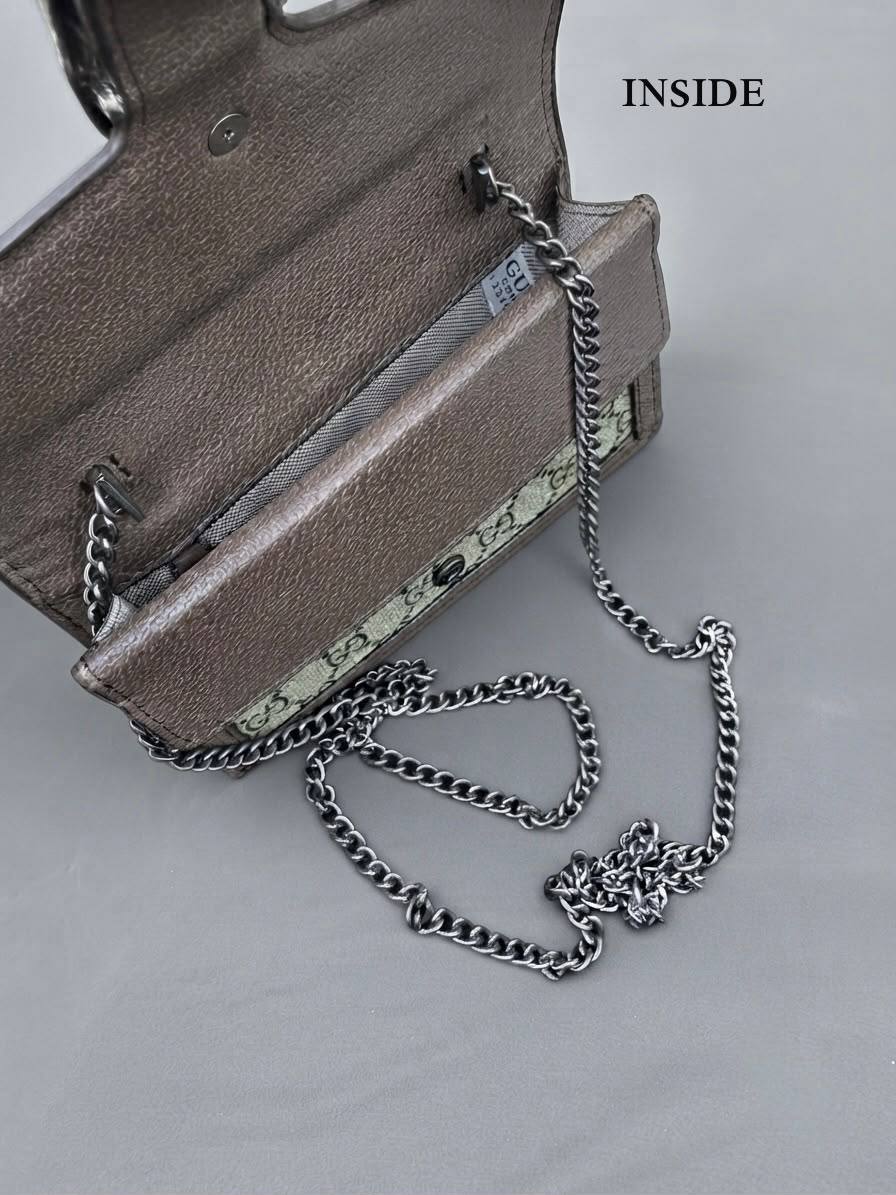 Gucci ᴍɪɴɪ ᴅɪᴏɴʏsᴜs
ᴄʀᴏssʙᴏᴅʏ ʙᴀɢ/ʟᴏɴɢ ᴄʜᴀɪɴ
ᴡɪᴛʜʙᴏx
ʟᴇᴀᴛʜᴇʀ
sɪᴢᴇ:18ᴄᴍ
95 dhs🇦🇪🇦🇪

Zain56
♥️♥️♥️