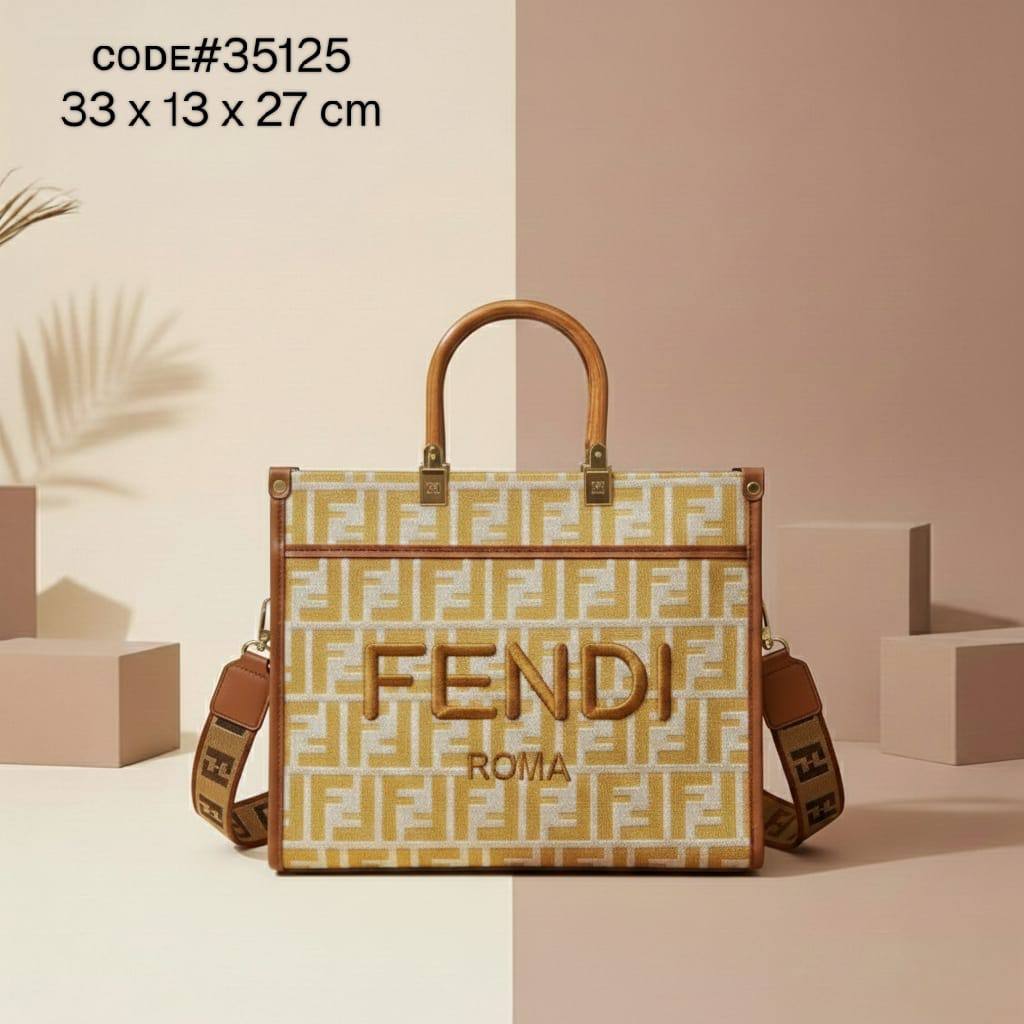 FENDI sᴜɴsʜɪɴᴇ ᴛᴏᴛᴇʙᴀɢ
sʜᴏᴘᴘᴇʀ ʙᴀɢ ɪɴ ғᴀʙʀɪᴄ
FF ᴊᴀᴄǫᴜᴀʀᴅ ᴍᴏᴛɪғ
ᴄᴀɴᴠᴀs ᴍᴀᴛᴇʀɪᴀʟ
ᴡɪᴛʜ ʟᴏɴɢ ᴛʀɪᴍ ʙᴇʟᴛ sᴛʀᴀᴘ
ᴢɪᴘᴘᴇʀ ᴛʏᴘᴇ
sɪᴢᴇ: 33 cm

80 dhs✅

Zain31
♥️♥️♥️