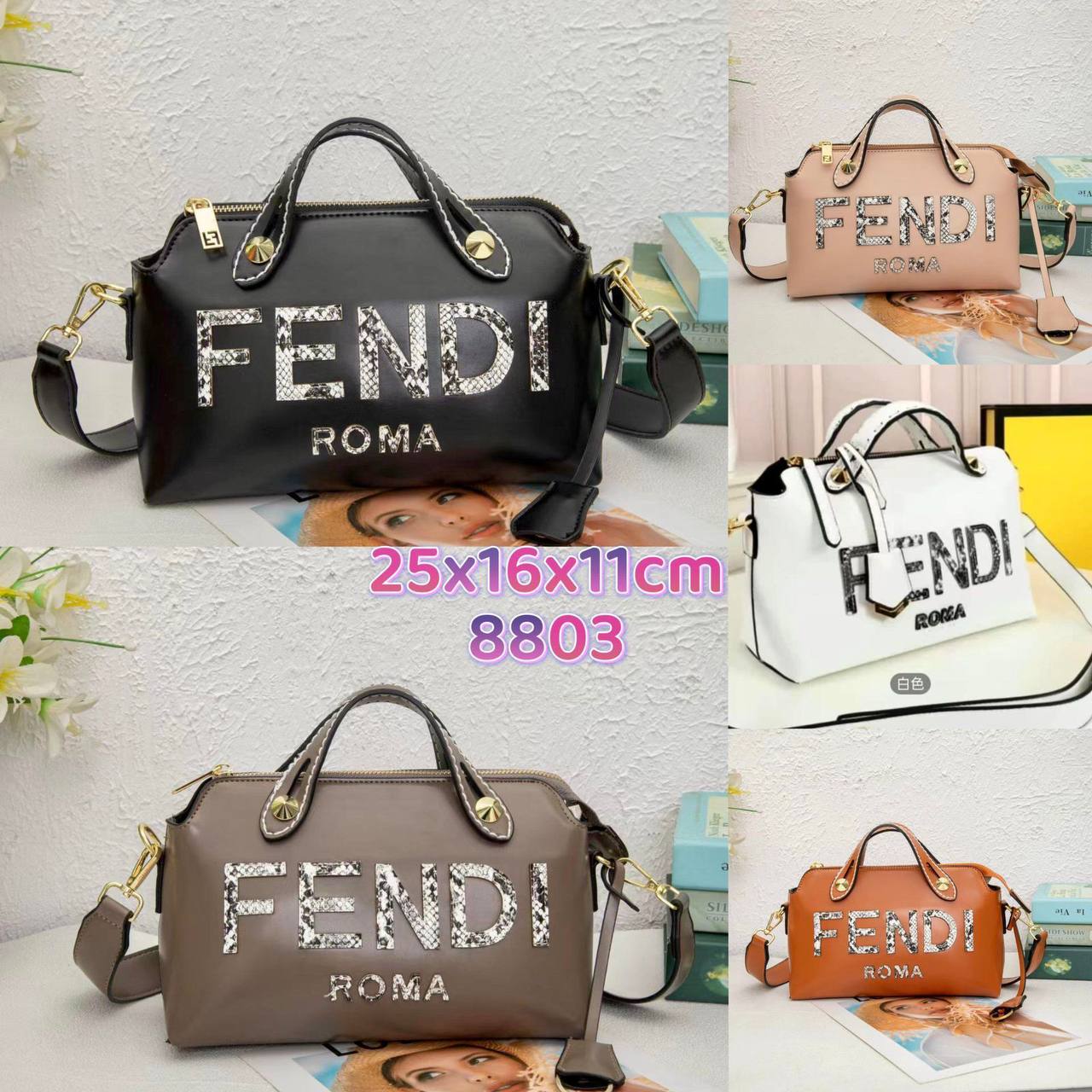 Fendi 
size 25 cm 
90 dhs✅

Zain300
♥️♥️♥️