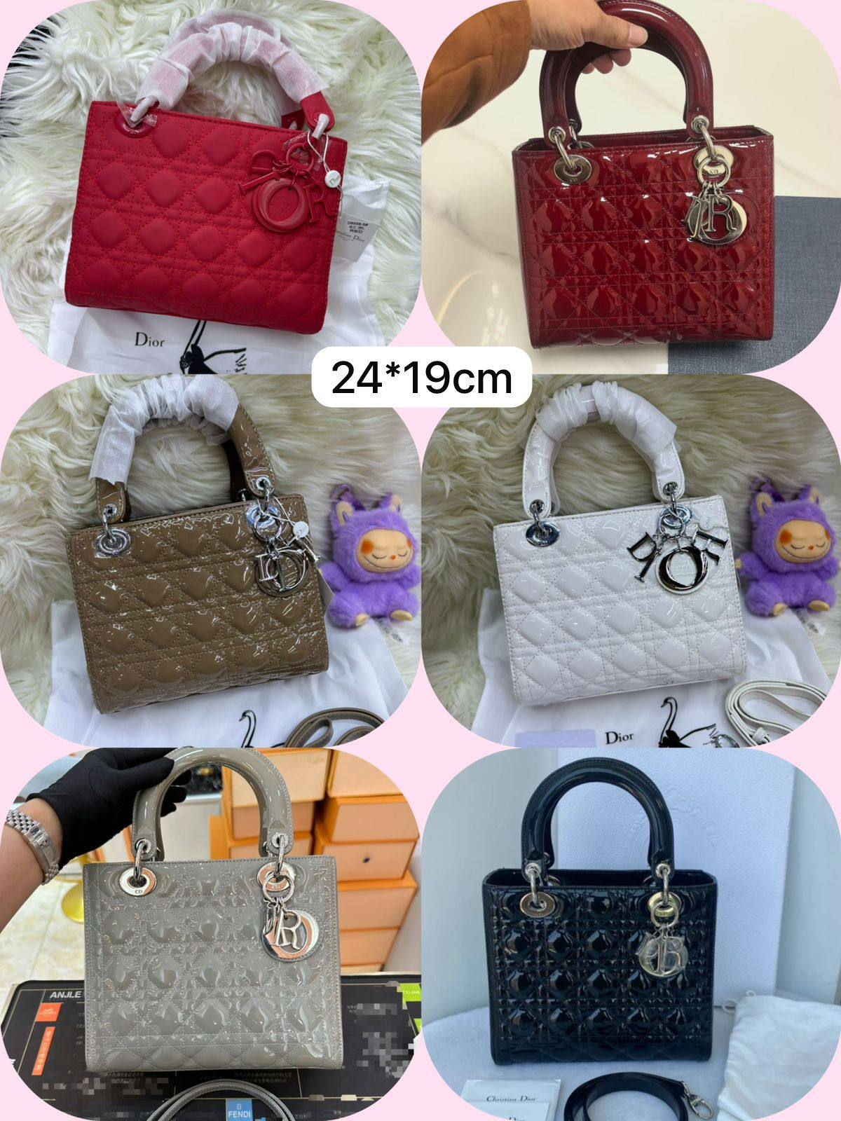 Lady Dior 

1️⃣ First Quality

Size: 24 * 19 cm

100 dhs🇦🇪🇦🇪

Zain115
♥️♥️♥️